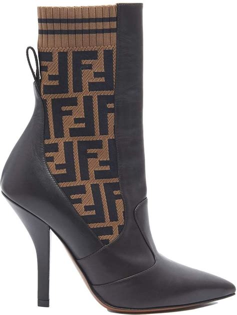 fendi boots women shoes|fendi high heel boots.